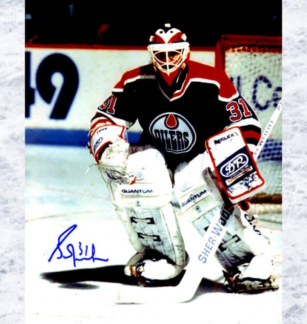 Grant Fuhr Edmonton Oilers Autographed 8x10