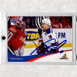 Marian Gaborik New York Rangers 2011-12 Pinnacle 210 Autographed Card