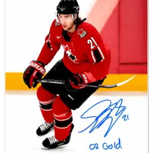Simon Gagne Team Canada Autographed 8x10