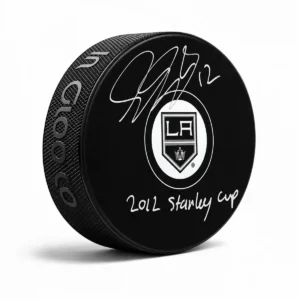 Simon Gagne Los Angeles Kings Autographed Puck