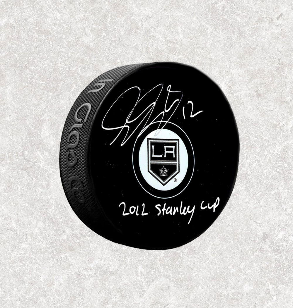 Simon Gagne Los Angeles Kings Autographed Puck