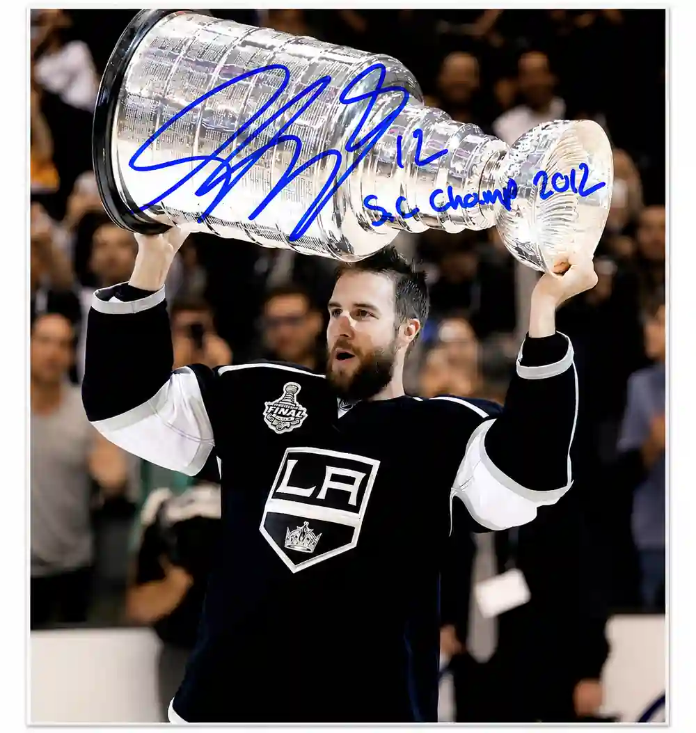 Simon Gagne Los Angeles Kings Autographed 8x10