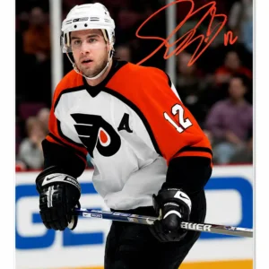 Simon Gagne Philadelphia Flyers Autographed 8x10