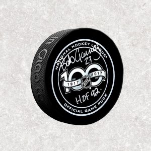 Bob Gainey NHL 100 Years Anniversary Autographed Puck