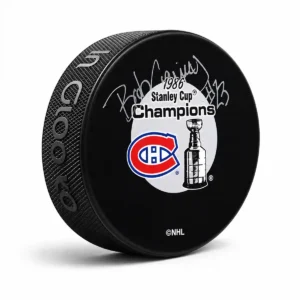 Bob Gainey Montreal Canadiens 1986 Stanley Cup Autographed Puck