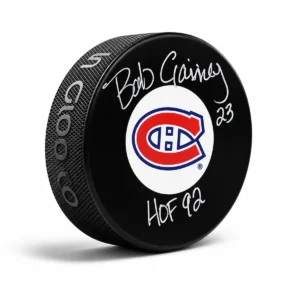 Bob Gainey Montreal Canadiens Autographed Puck