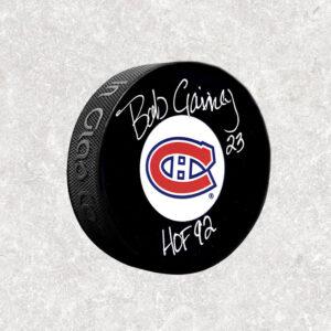 Bob Gainey Montreal Canadiens Autographed Puck