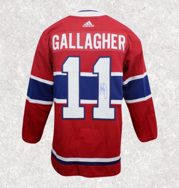 Brendan Gallagher Montreal Canadiens Adidas Autographed Jersey