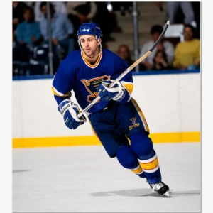 Doug Gilmour Pre-Order St. Louis Blues Autographed 8x10 (1)