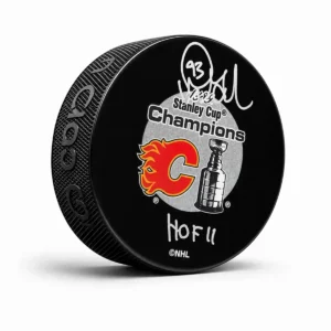 Doug Gilmour Calgary Flames 1989 Stanley Cup Autographed Puck