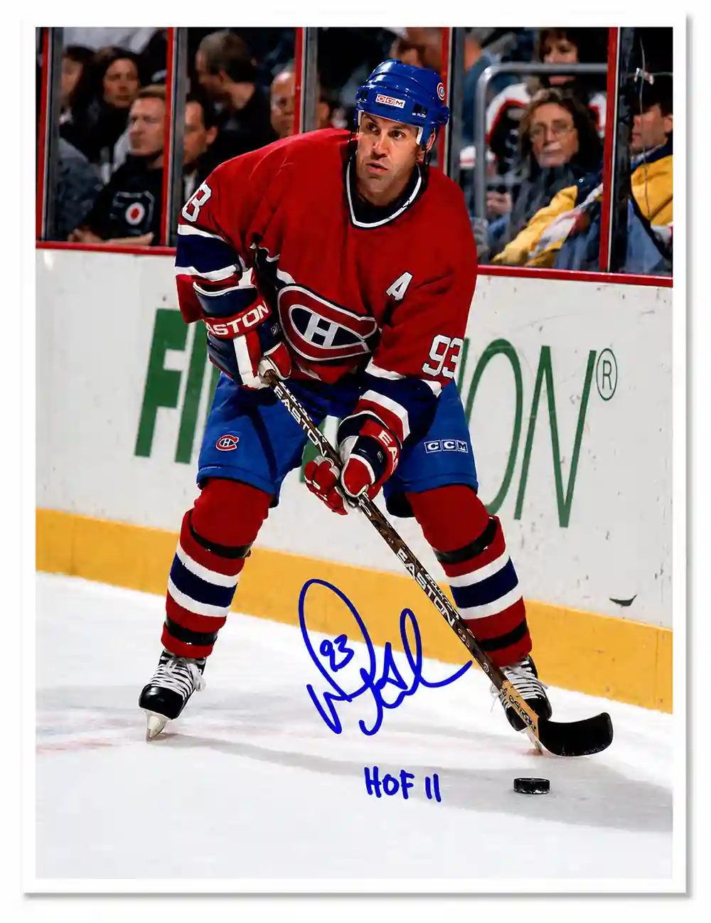 Doug Gilmour Montreal Canadiens Autographed 8x10