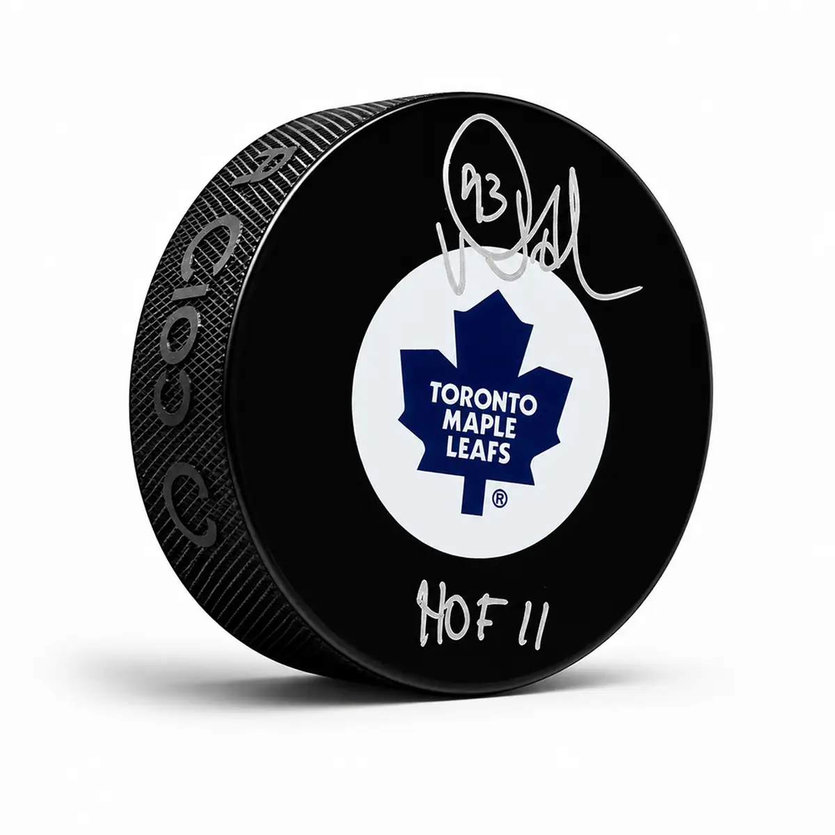 Doug Gilmour Toronto Maple Leafs Autographed Puck