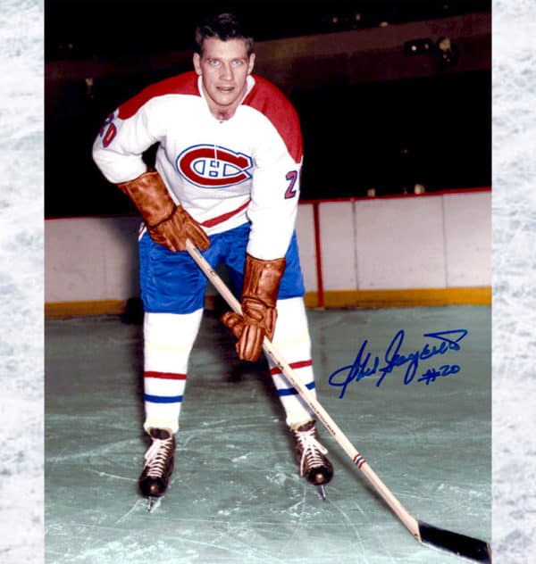 Phil Goyette Montreal Canadiens Autographed 8x10