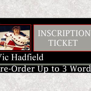 Vic Hadfield Pre-Order Inscription (Up to 3 Words)