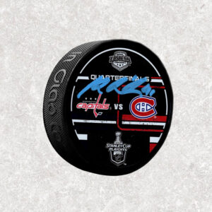 Jaroslav Halak 2010 Play Off Montreal- Washington Autographed Puck