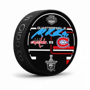 Jaroslav Halak 2010 Play Off Montreal- Washington Autographed Puck