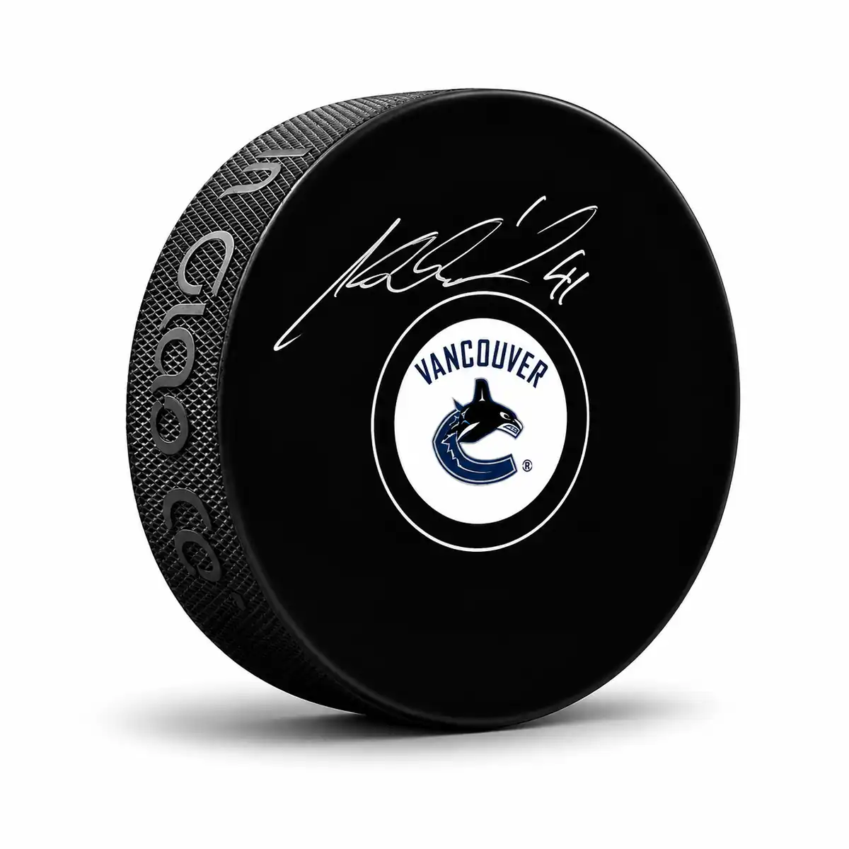 Jaroslav Halak Vancouver Canucks Autographed Puck