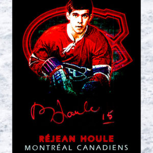 Rejean Houlle Montreal Canadiens Autographed 8x10