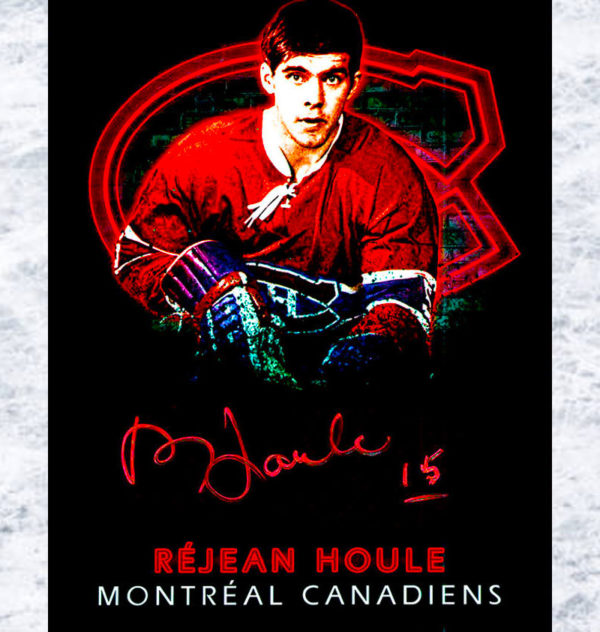 Rejean Houlle Montreal Canadiens Autographed 8x10