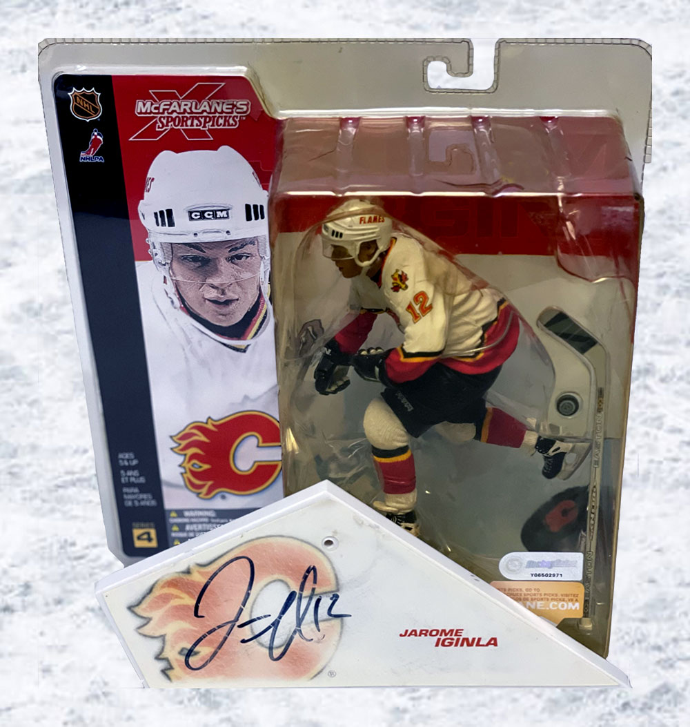 Autographed Calgary Flames Jarome Iginla Jersey
