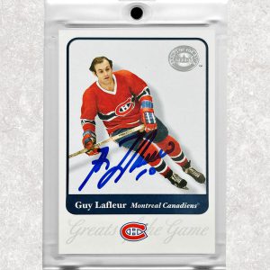 Guy Lafleur Montreal Canadiens Eleer Autographed Card