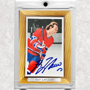 Guy Lafleur Montreal Canadiens Upper Deck Autographed Card