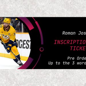 Roman Josi Pre-Order Inscription (Up to 3 Words)