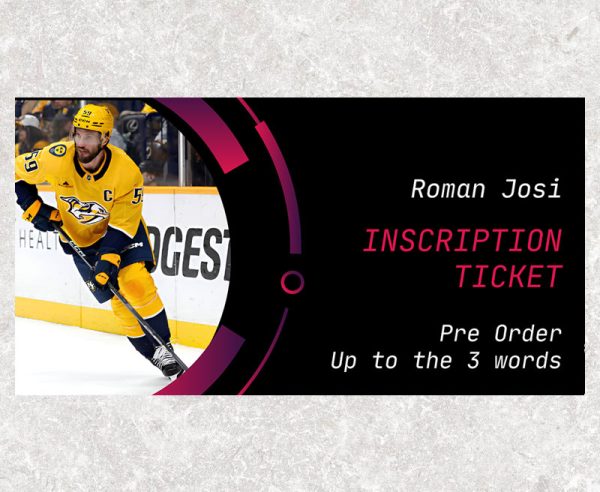Roman Josi Pre-Order Inscription (Up to 3 Words)