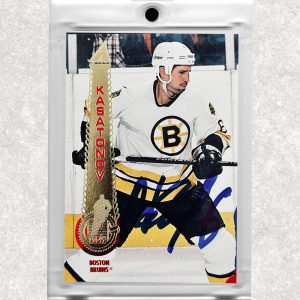 Alexei Kasatonov Boston Bruins Pinnacle Autographed Card