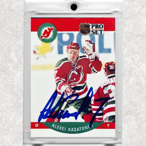 Alexei Kasatonov New Jersey Devils Pro Set Autographed Card