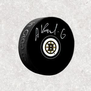 Alexei Kasatonov Boston Bruins Autographed Puck