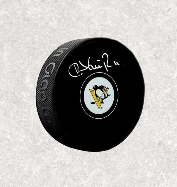 Darius Kasparaitis Pittsburgh Penguins Autographed Puck