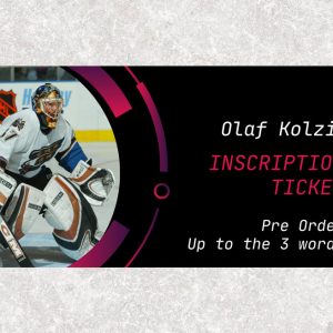 Olaf Kolzig Pre-Order Inscription (Up to 3 Words)