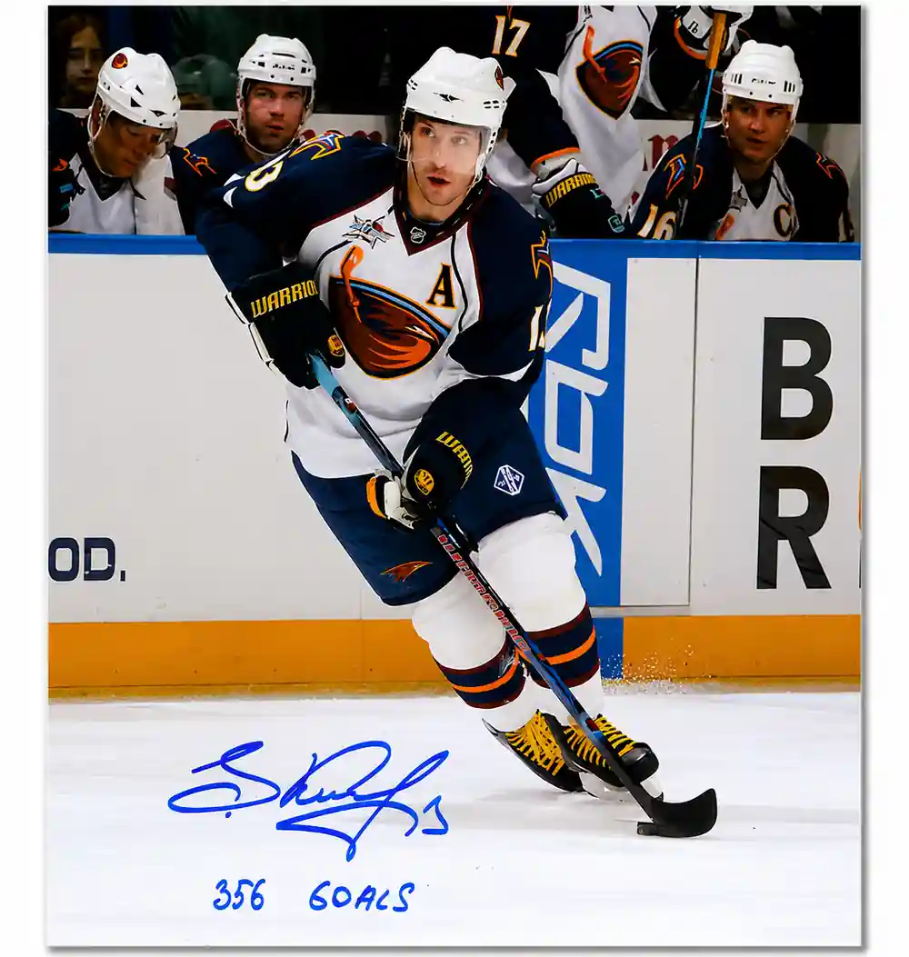 Vyacheslav Kozlov Atlanta Thrashers Autographed 8x10