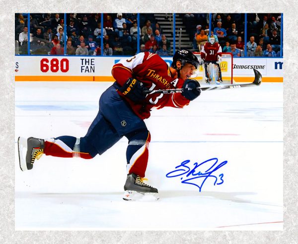 Vyacheslav Kozlov Atlanta Thrashers Autographed 8x10