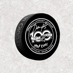 Jari Kurri NHL 100 Years Anniversary Autographed Puck