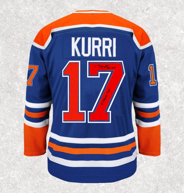 Jari Kurri Edmonton Oilers Autographed Jersey