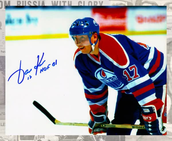 Jari Kurri Edmonton Oilers Autographed 8x10