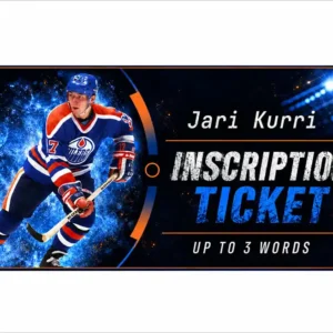 Jari Kurri Pre-Order Inscription (Up to 3 Words)