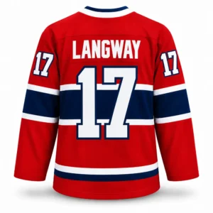 Rod Langway Pre-Order Montreal Canadiens Autographed Replica Jersey
