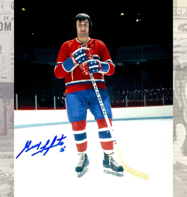 Guy Lapointe Montreal Canadiens Autographed 8x10