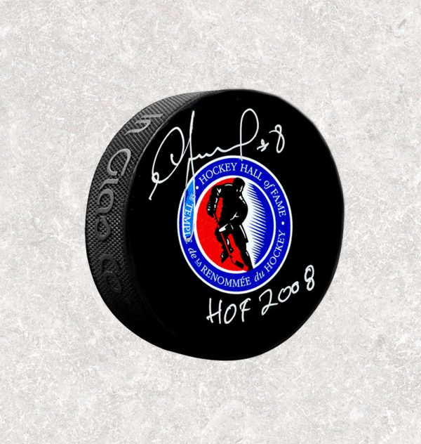 Igor Larionov HHOF Autographed Puck