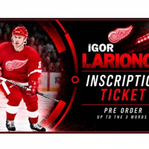 Igor Larionov Pre-Order Inscription (Up to 3 Words)