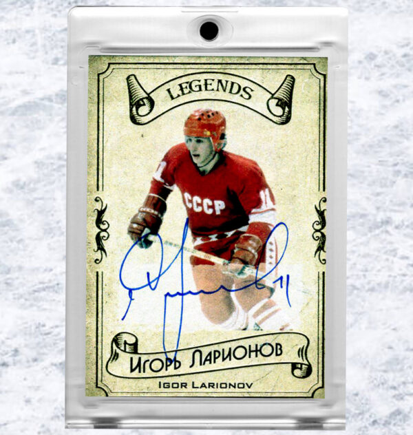 Igor Larionov Team USSR Autographed Card