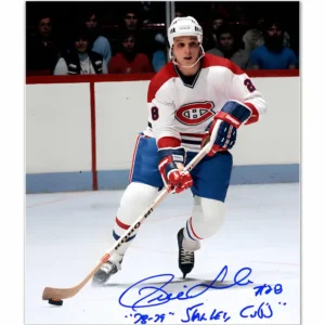 Pierre Larouche Montreal Canadiens Autographed 8x10
