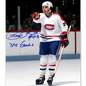 Pierre Larouche Montreal Canadiens Autographed 8x10