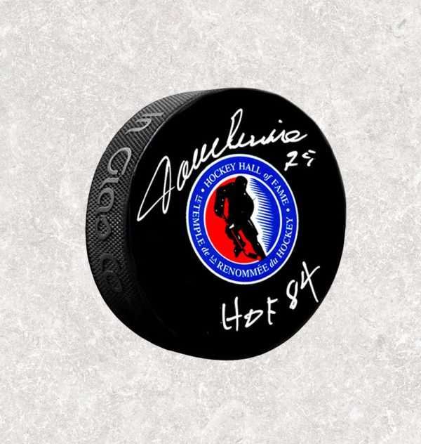 Jacques Lemaire HHOF Autographed Puck