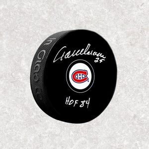 Jacques Lemaire Montreal Canadiens Autographed Puck