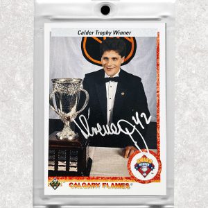 Sergei Makarov Calgary Flames 1990-91 Upper Deck #202 Autographed Card