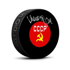 Sergei Makarov Team USSR Autographed Puck